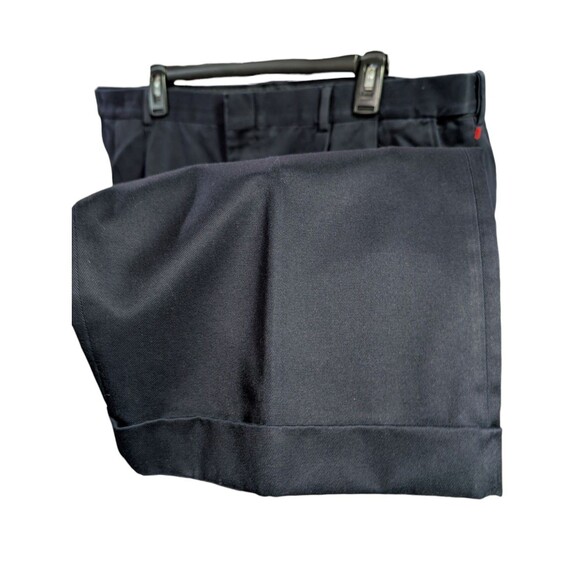 Lands End Traditional Fit Chino Pants Navy Blue 42x31 - 100% Cotton - Adjustable - Picture 6 of 6